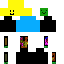 Minecraft skin texture, 64x64 pixels