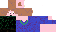 Minecraft skin texture, 64x32 legacy pixels