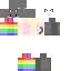Minecraft skin texture, 64x64 pixels