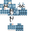 Minecraft skin texture, 64x64 pixels