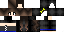 Minecraft skin texture, 64x32 legacy pixels