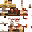 Minecraft skin texture, 64x64 pixels