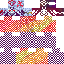 Purple Minecraft skin texture, 64x64 pixels