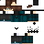 Minecraft skin texture, 64x64 pixels