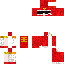 Minecraft skin texture, 64x64 pixels