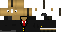 Minecraft skin texture, 64x32 legacy pixels
