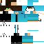 Minecraft skin texture, 64x64 pixels