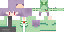 Minecraft skin texture, 64x32 legacy pixels