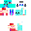Minecraft skin texture, 64x64 pixels