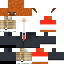 Minecraft skin texture, 64x64 pixels