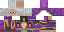 Minecraft skin texture, 64x32 legacy pixels