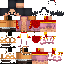 Minecraft skin texture, 64x64 pixels