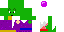 Minecraft skin texture, 64x32 legacy pixels