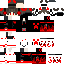 Minecraft skin texture, 64x64 pixels