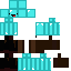 Minecraft skin texture, 64x64 pixels