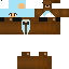 Minecraft skin texture, 64x64 pixels