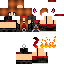 Minecraft skin texture, 64x64 pixels