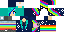 Minecraft skin texture, 64x32 legacy pixels