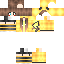 Minecraft skin texture, 64x64 pixels