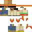 Minecraft skin texture, 64x64 pixels