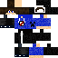 Minecraft skin texture, 64x64 pixels