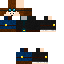 Minecraft skin texture, 64x64 pixels