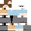 Minecraft skin texture, 64x64 pixels