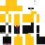 Minecraft skin texture, 64x64 pixels