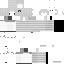 White gray Minecraft skin texture, 64x64 pixels