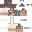 Minecraft skin texture, 64x64 pixels