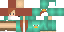 Minecraft skin texture, 64x32 legacy pixels