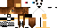Minecraft skin texture, 64x32 legacy pixels