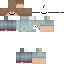Minecraft skin texture, 64x64 pixels