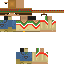 Minecraft skin texture, 64x64 pixels