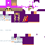 Minecraft skin texture, 64x64 pixels