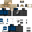 Minecraft skin texture, 64x64 pixels