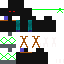 Minecraft skin texture, 64x64 pixels