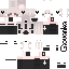 Minecraft skin texture, 64x64 pixels