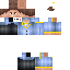 Minecraft skin texture, 64x64 pixels