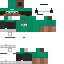 Minecraft skin texture, 64x64 pixels