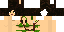 Minecraft skin texture, 64x32 legacy pixels