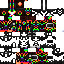 Black Minecraft skin texture, 64x64 pixels