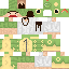 Minecraft skin texture, 64x64 pixels