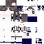 Minecraft skin texture, 64x64 pixels