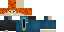 Minecraft skin texture, 64x32 legacy pixels
