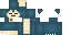 Minecraft skin texture, 64x32 legacy pixels