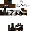 Minecraft skin texture, 64x64 pixels