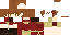 Minecraft skin texture, 64x32 legacy pixels