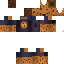 Minecraft skin texture, 64x64 pixels