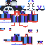 Minecraft skin texture, 64x64 pixels